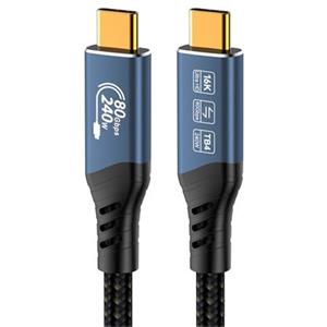 PremiumCord USB4™ Version2.0 80Gbps 16K@60Hz 240W Thunderbolt 3 a 4 kabel 1,2m