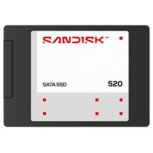 SANDISK 520 SATA III, 4TB, SSD disk 2,5", TLC 3D NAND, R:560MB/s, W:525MB/s