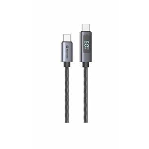 SWISSTEN LCD KABEL USB-C / USB-C 1,5 M ČERNÝ