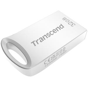 Transcend 32GB JetFlash 710S, USB 3.1 Gen 1 flash disk, malé rozměry, stříbrný kov